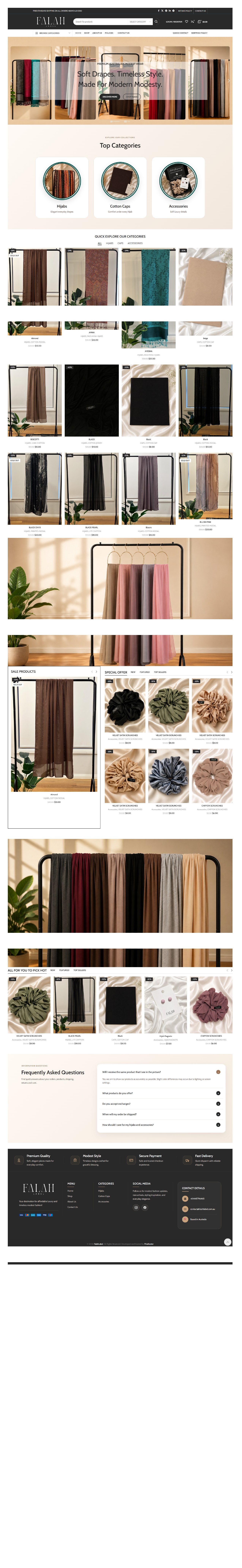Falah Label — E-commerce